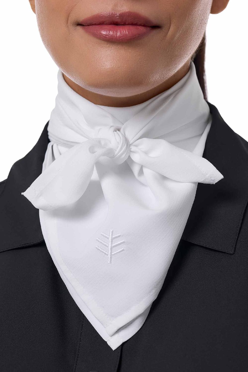 Coolibar Mackinac Sun Bandana | White