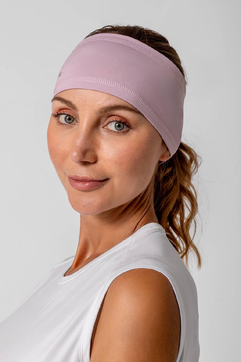 Coolibar MaxShield Headband | Dusty Mauve