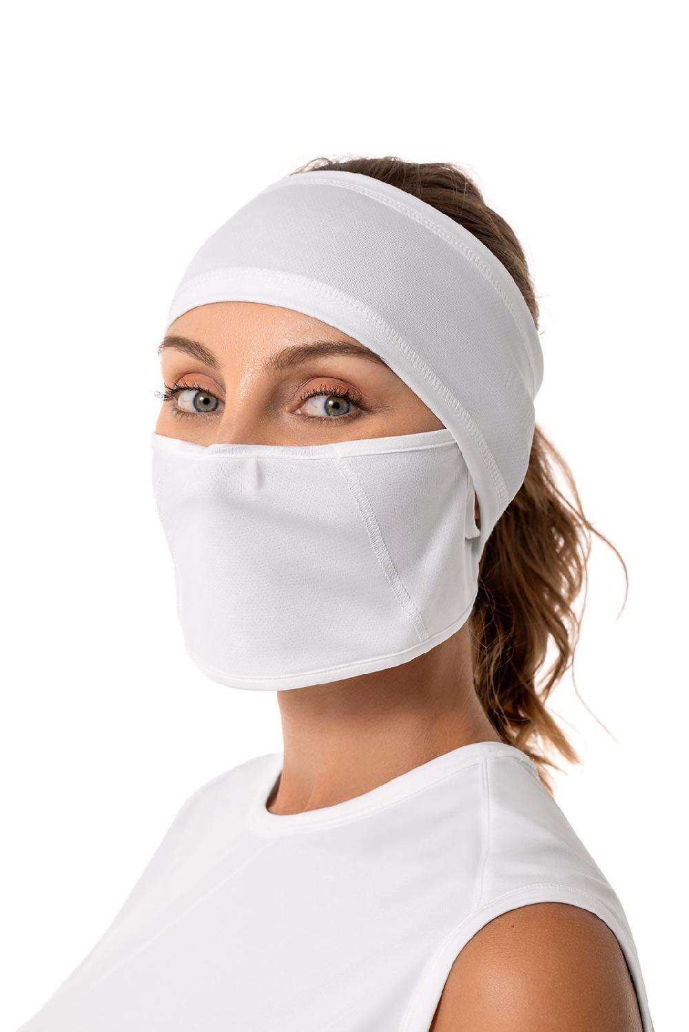 Coolibar MaxShield Headband | White