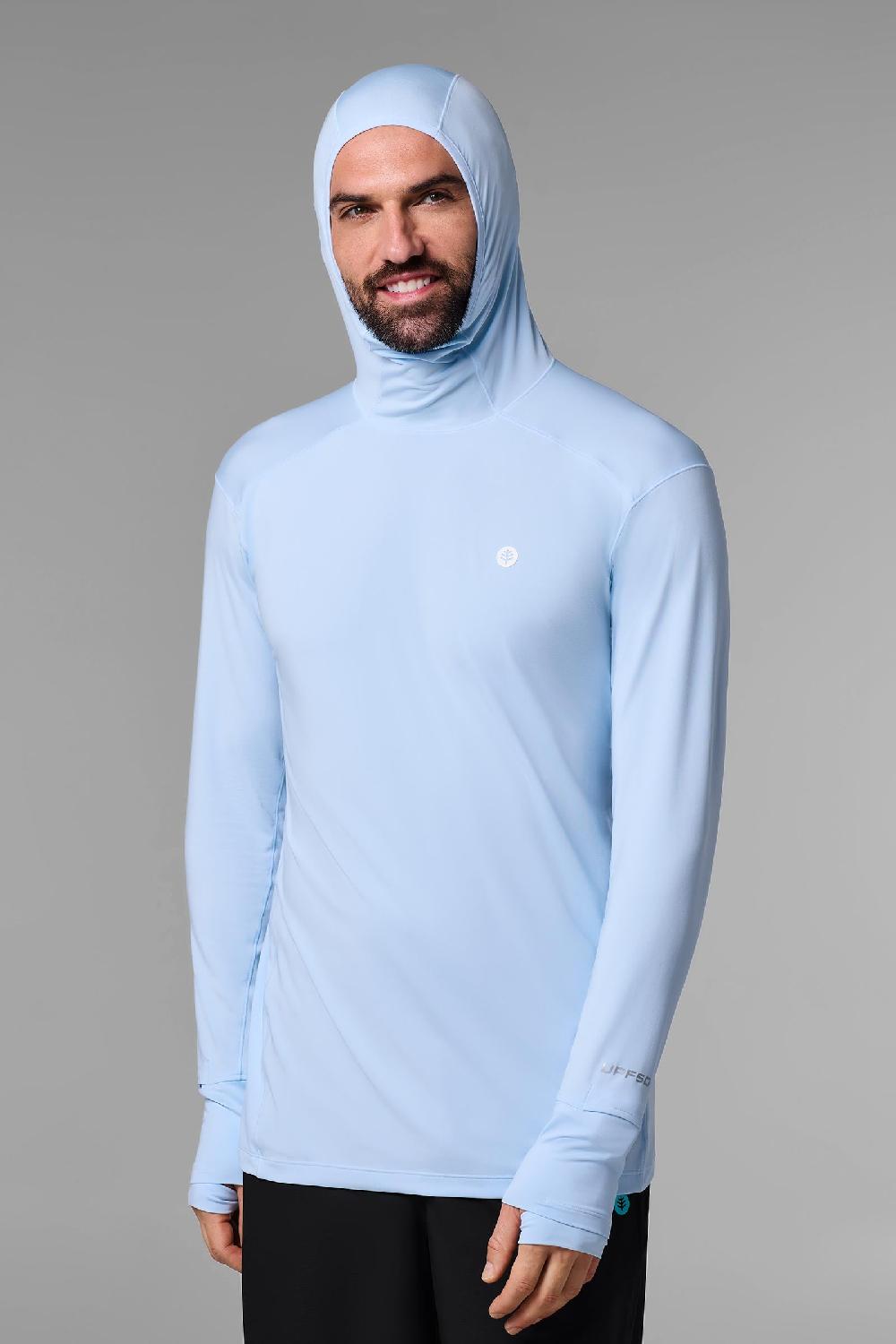 coolibar Men's Agility Performance Hoodie | Skyride