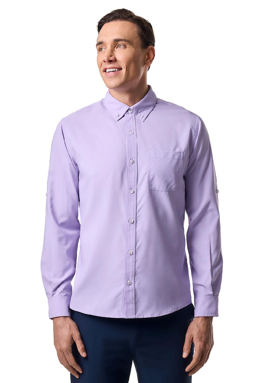 Coolibar Men's Aricia Sun Shirt | Lavendula