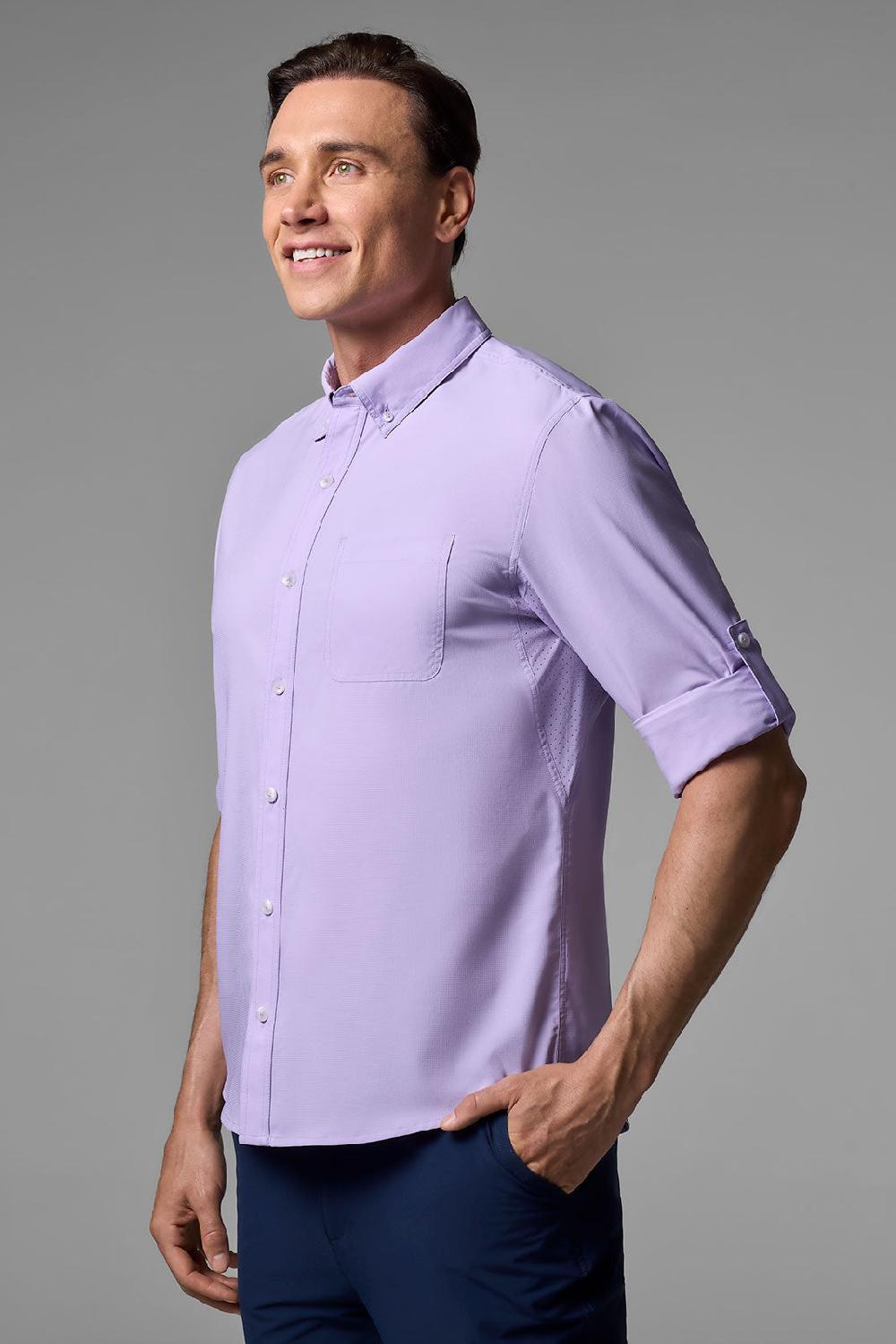 coolibar Men's Aricia Sun Shirt | Lavendula