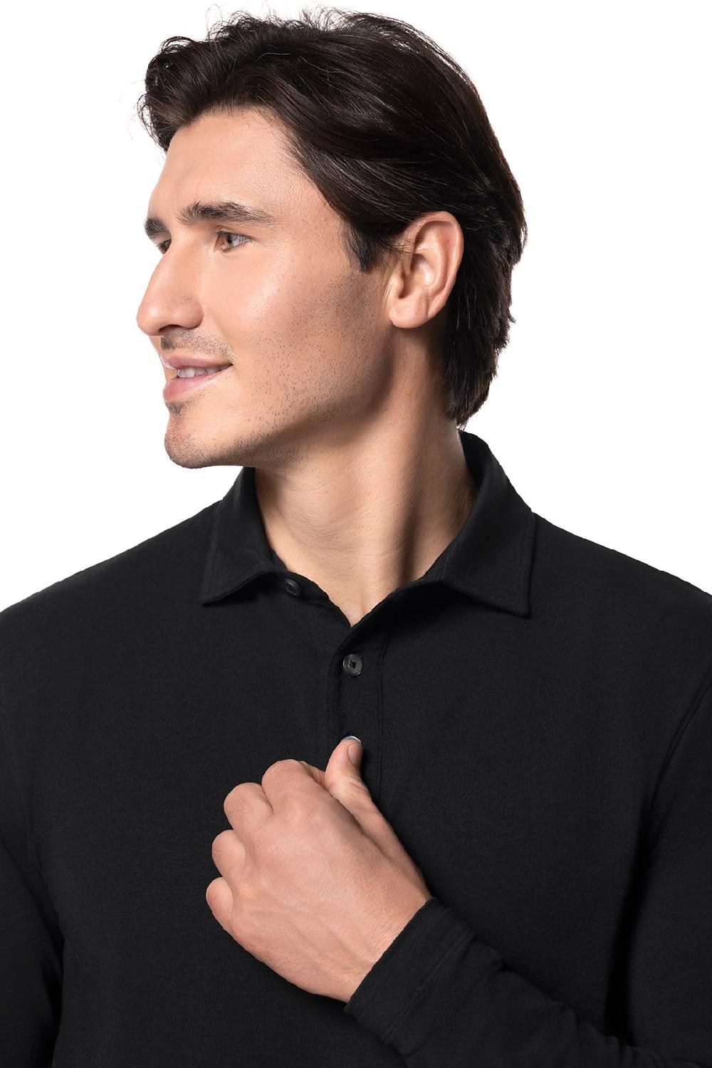Coolibar Men's Bal Harbour Polo | Black