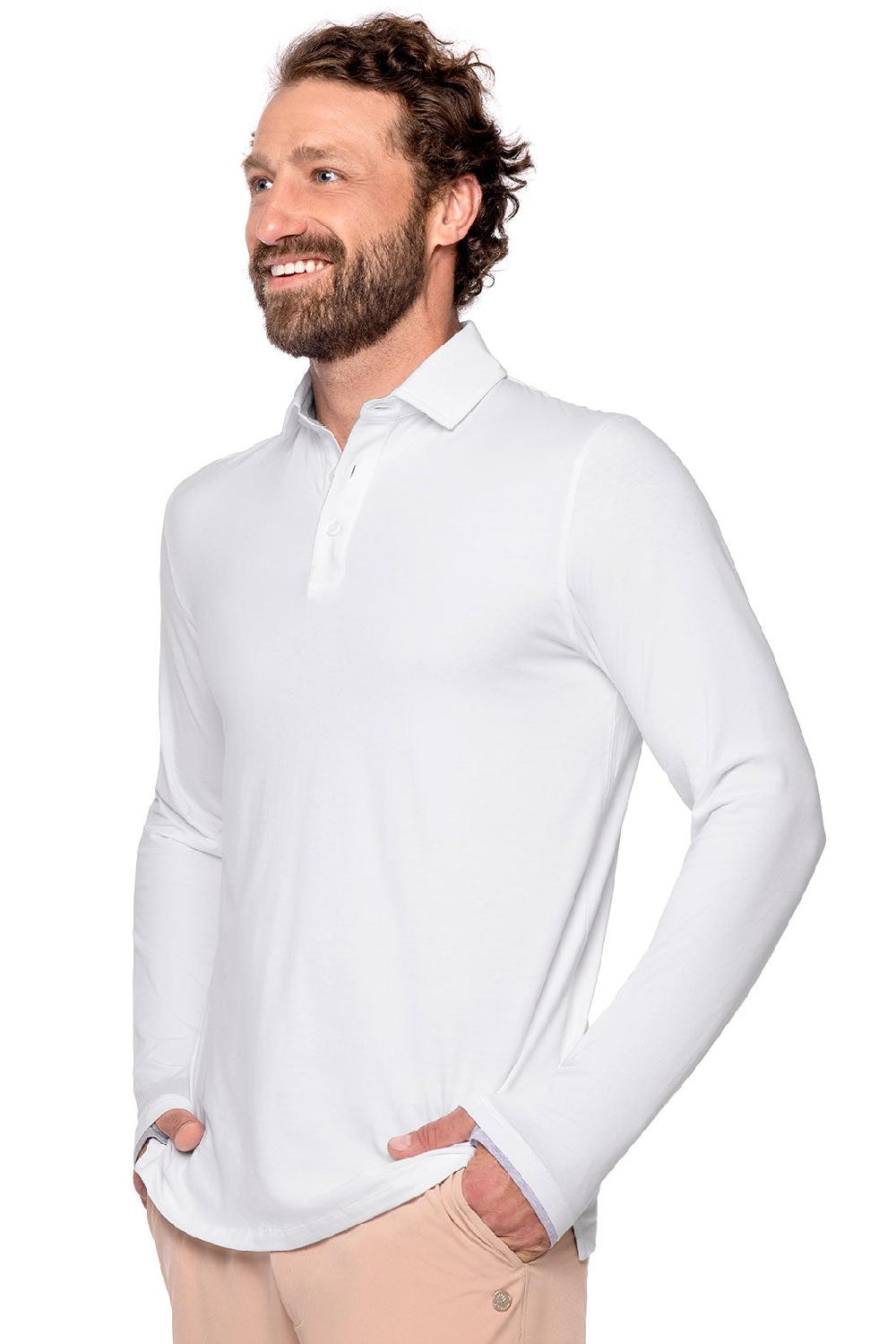 Coolibar Men's Bal Harbour Polo | White