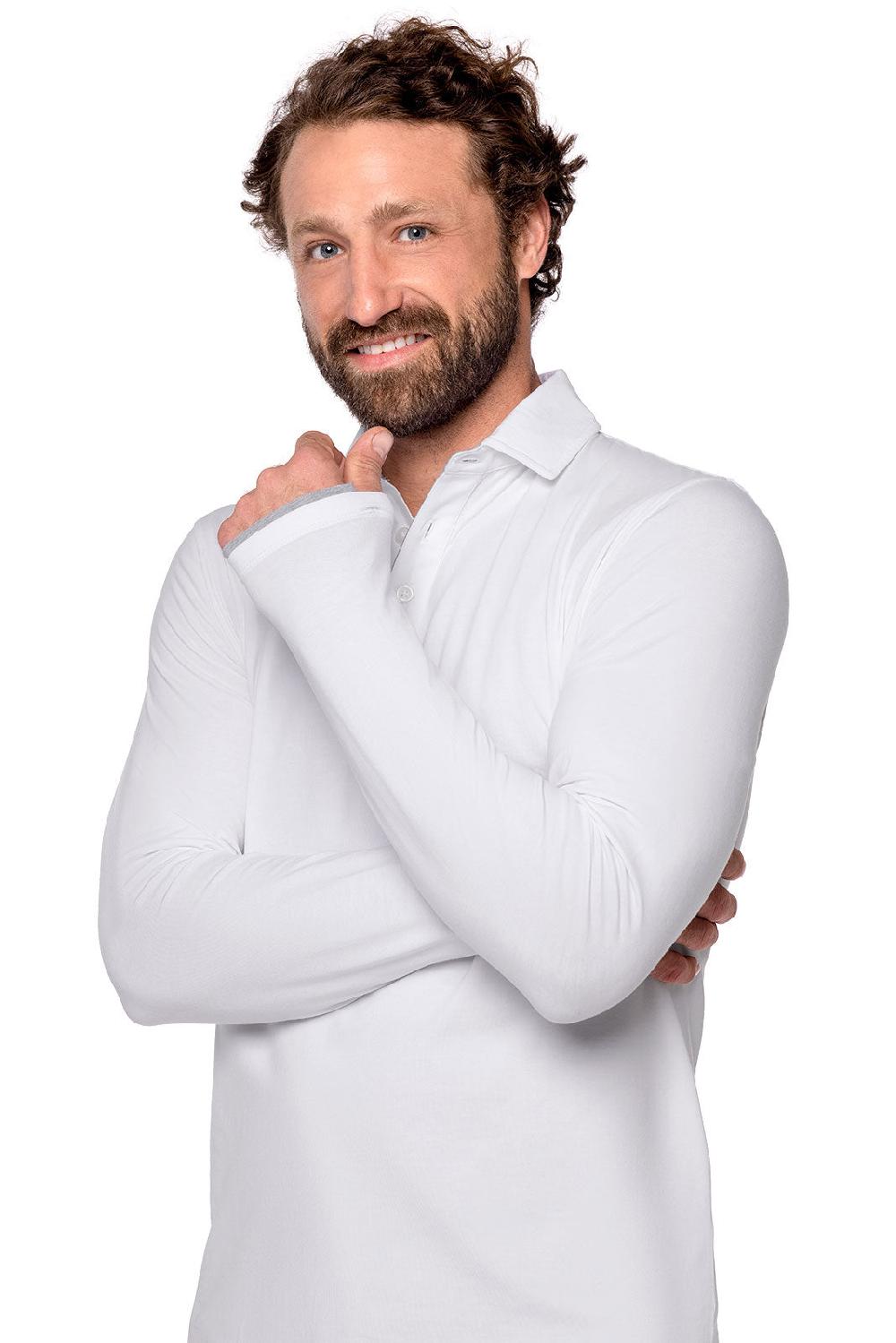 Coolibar Men's Bal Harbour Polo | White