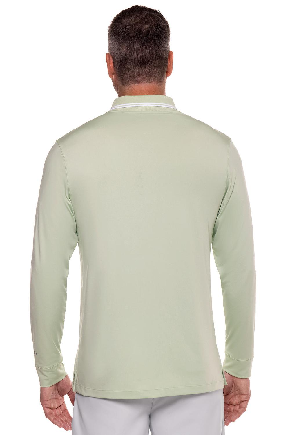 Coolibar Men's Erodym Long Sleeve Polo | Seedling