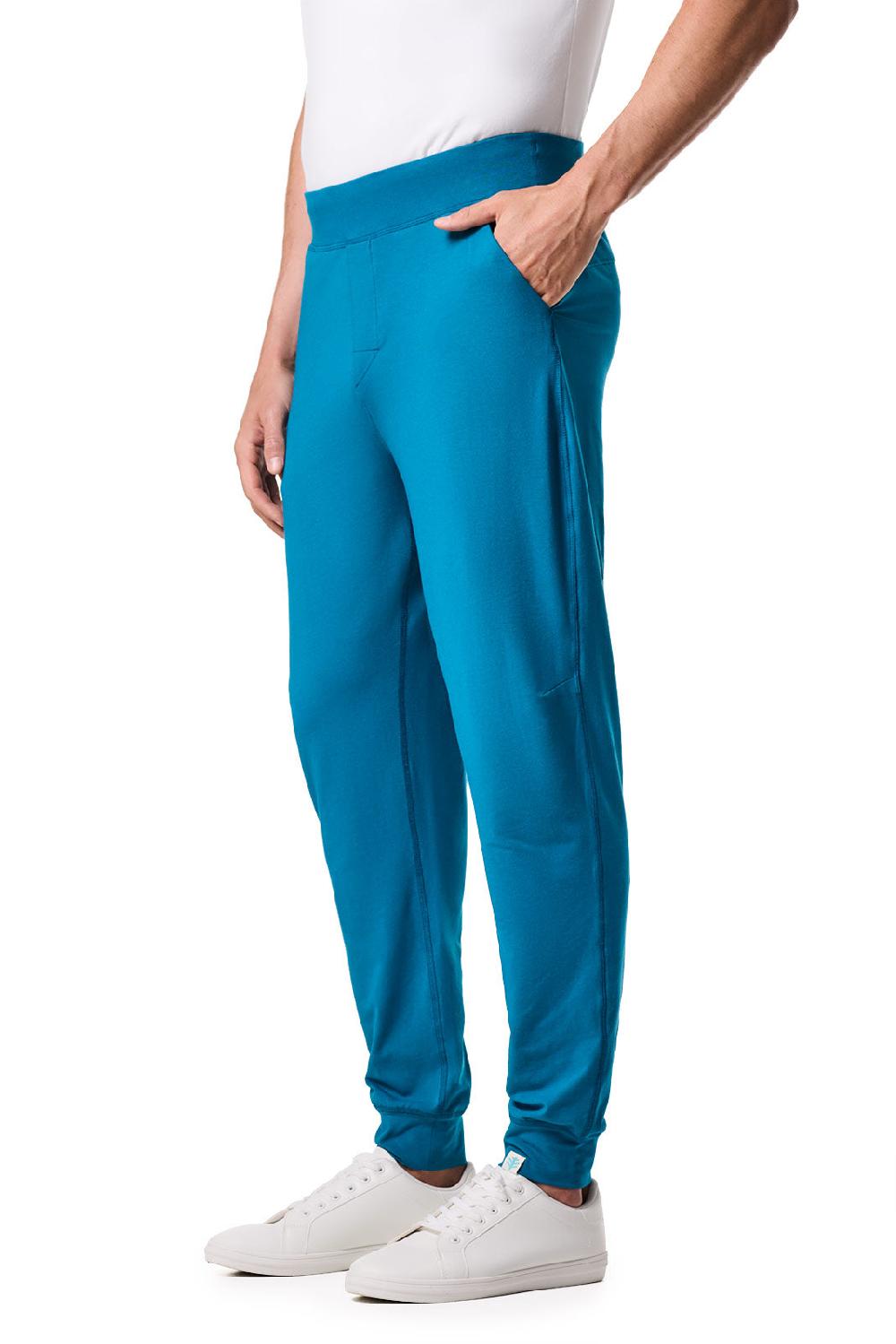 Coolibar Men's LumaLeo Jogger Pants | Bluejay