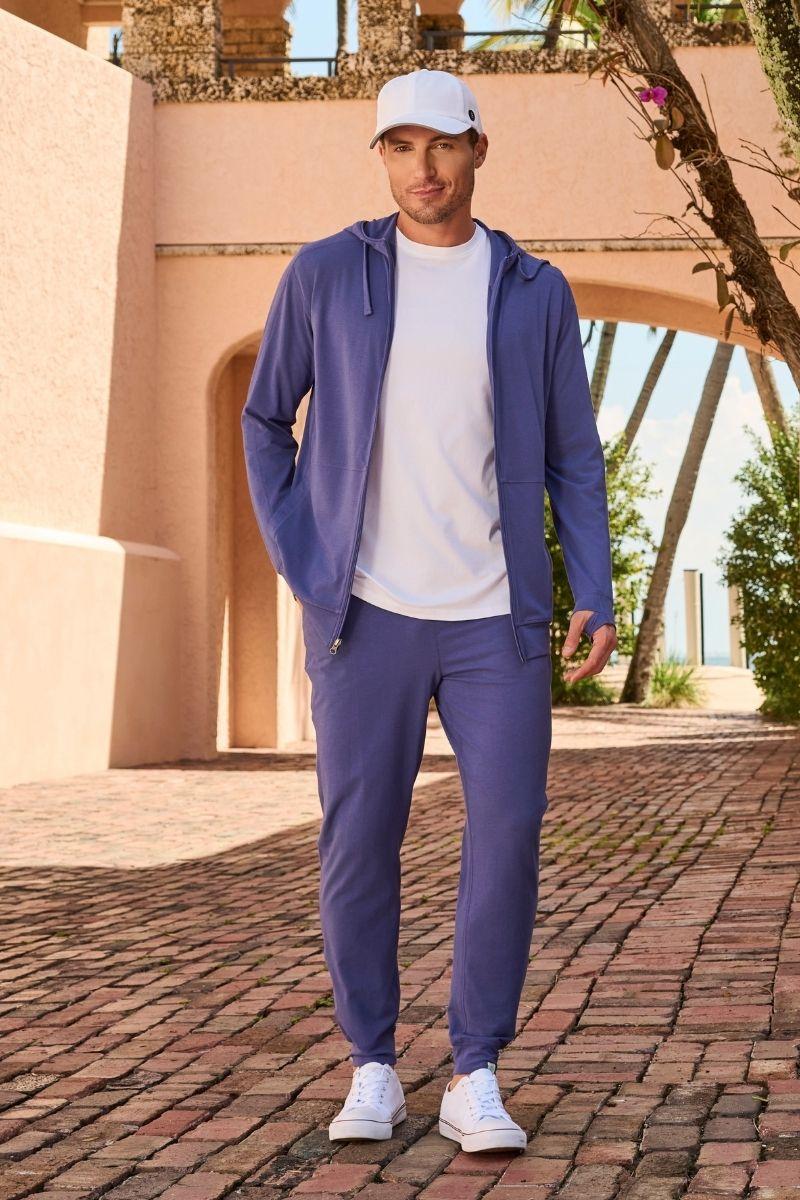 Coolibar Men's LumaLeo Jogger Pants | Future Dusk