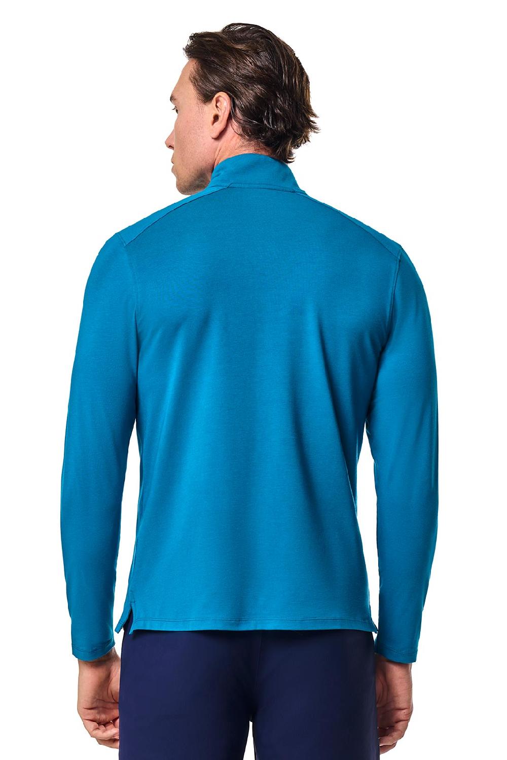 Coolibar Men's Sonora Quarter-Zip | Bluejay