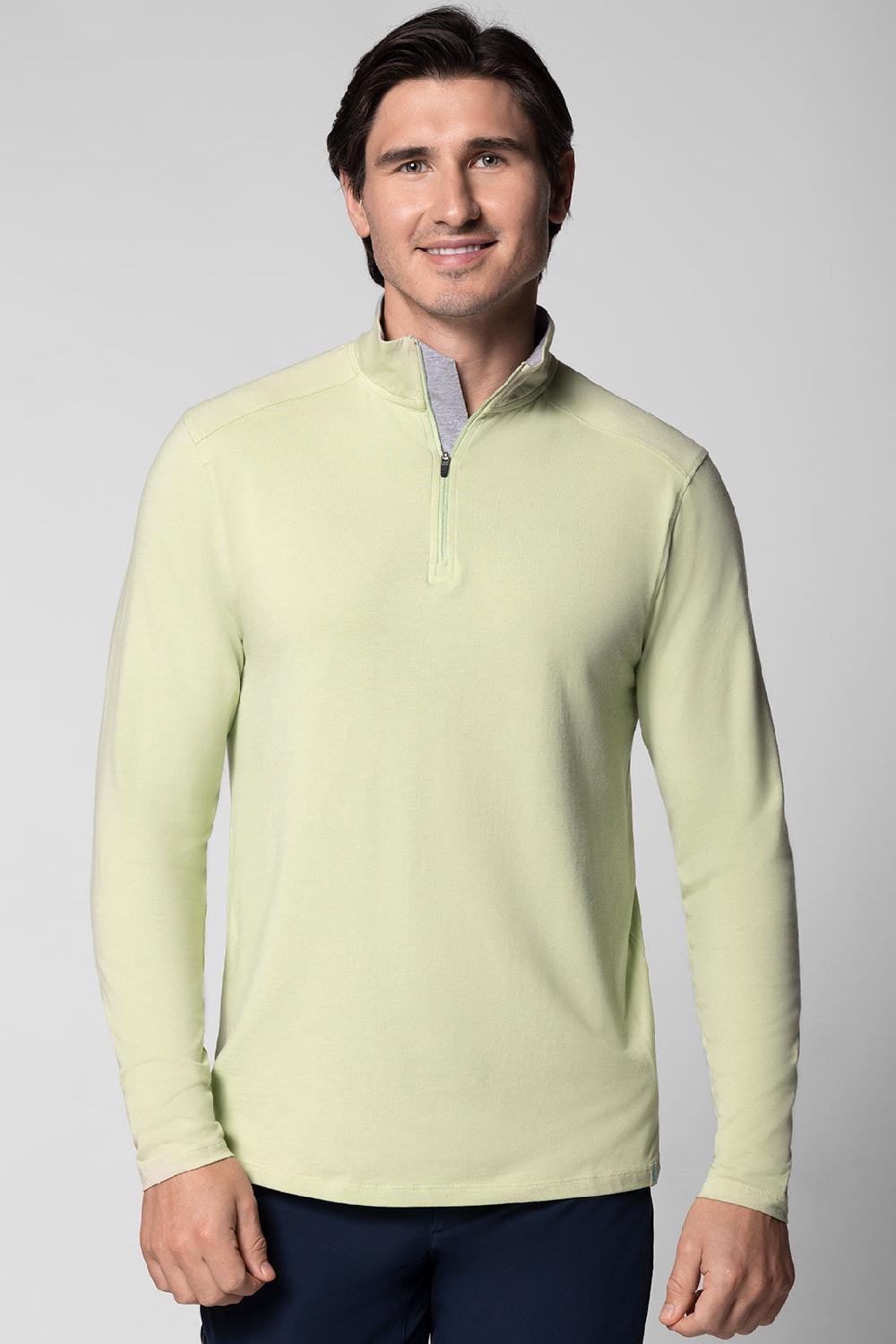 coolibar Men's Sonora Quarter-Zip | Seedling