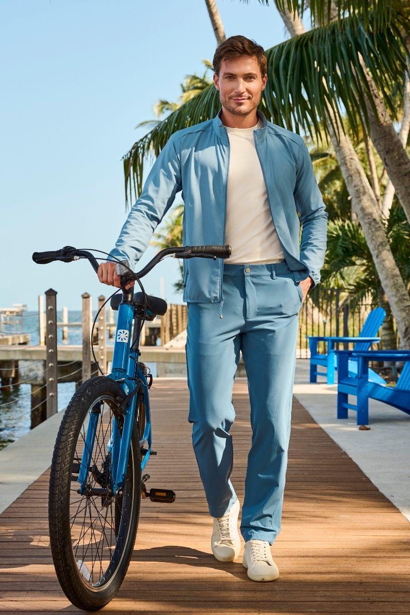 Coolibar Men's Westchester Travel Pants | Blue Dusk