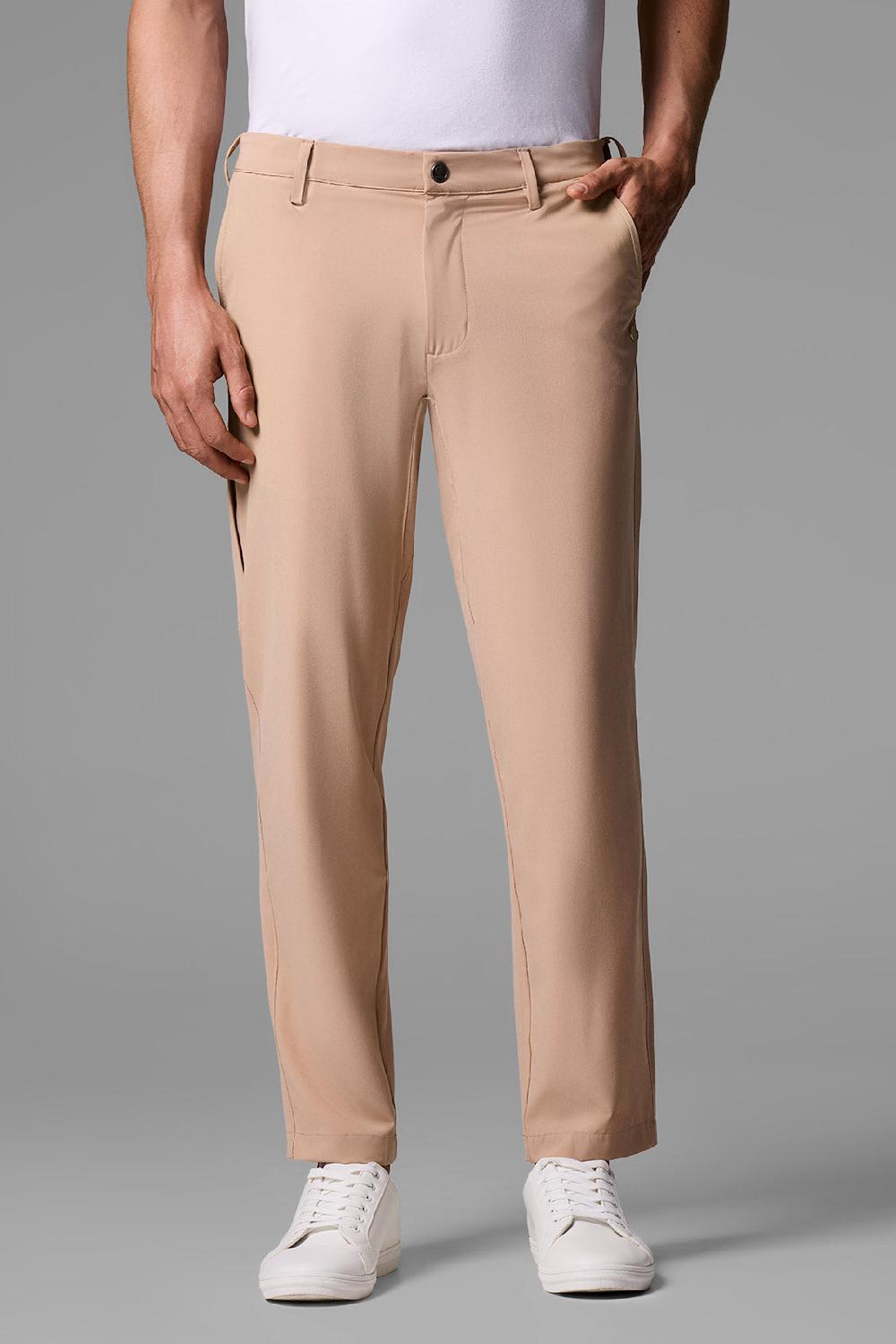 coolibar Men's Westchester Travel Pants | Light Sand