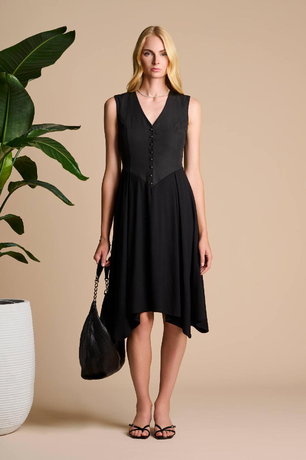 coolibar Monroe 2.0 Maxi Dress | Black