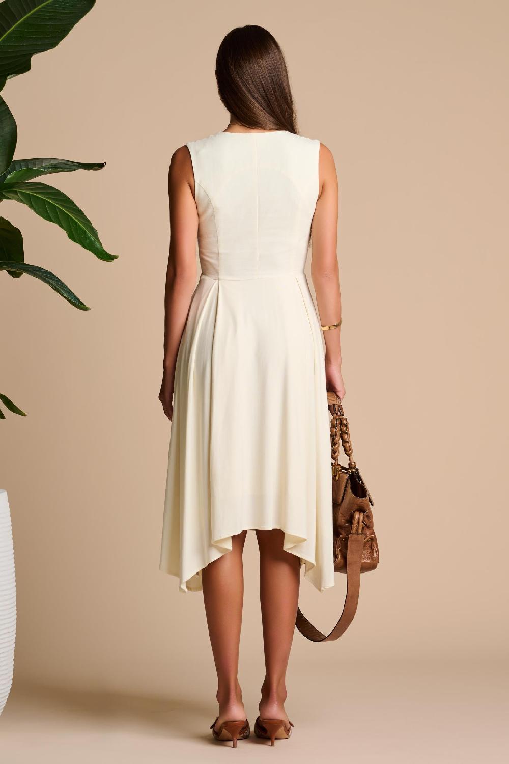 Coolibar Monroe 2.0 Maxi Dress | Vanilla