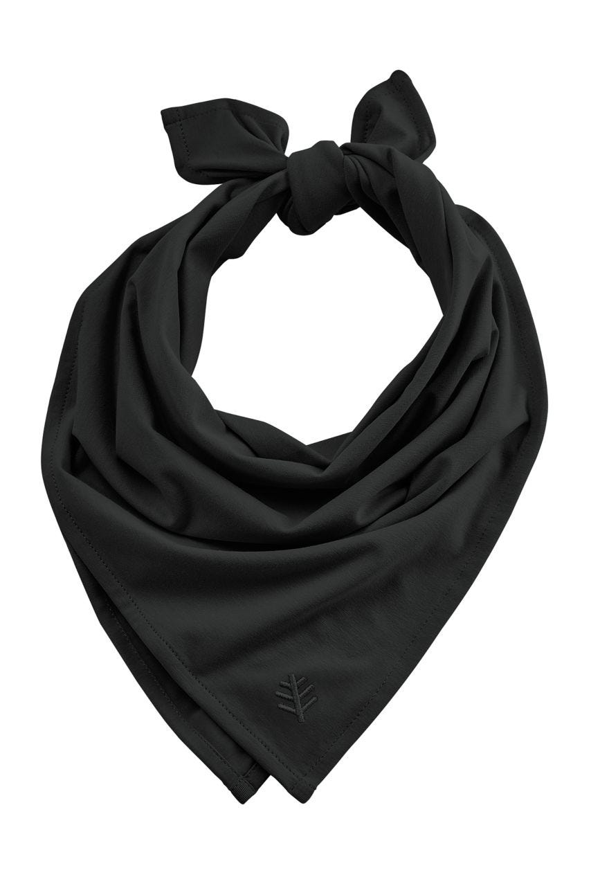 coolibar Sanibel Everyday Beach Bandana | Black