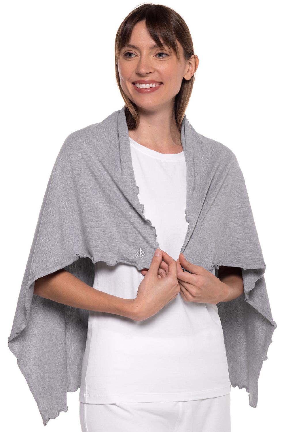 coolibar Savannah Adult Sun Blanket | Grey Heather