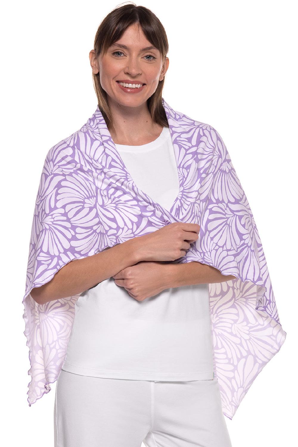 coolibar Savannah Sun Blanket | Lavendula Sea Fan