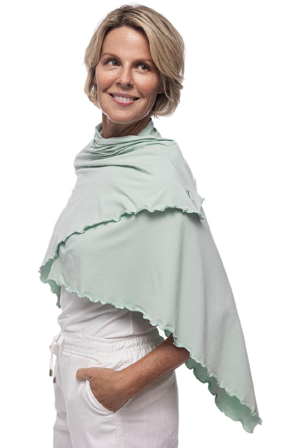 coolibar Savannah Sun Blanket | Misty Aqua