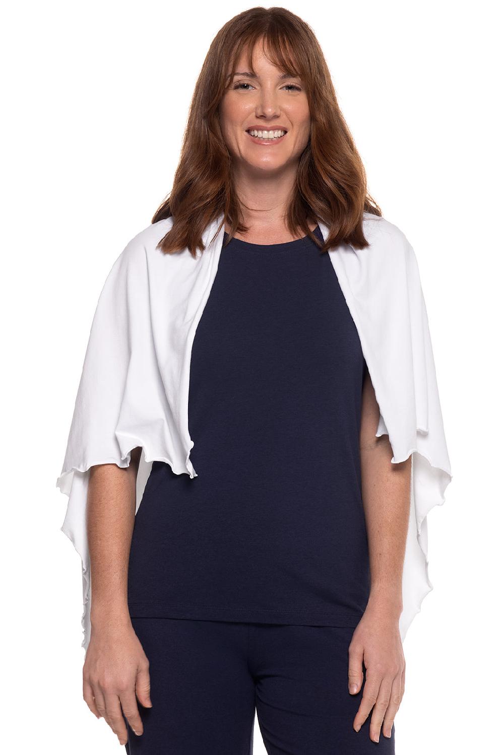 coolibar Savannah Sun Blanket | White