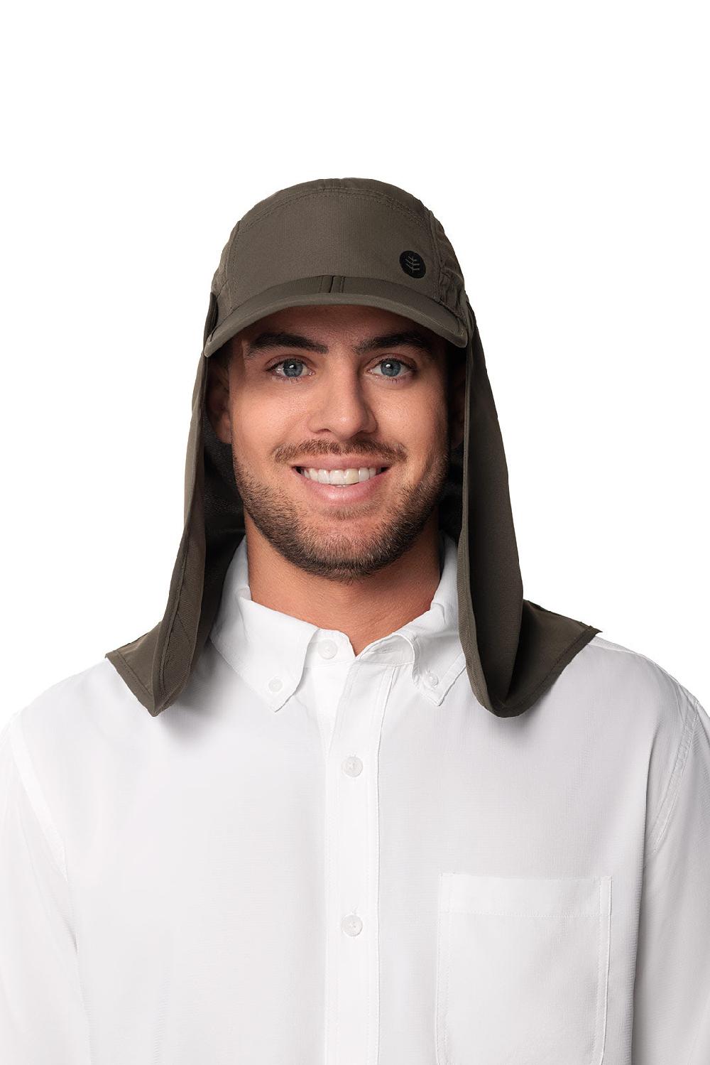 coolibar Teton Light Weight Hiking Hat | Deep Olive