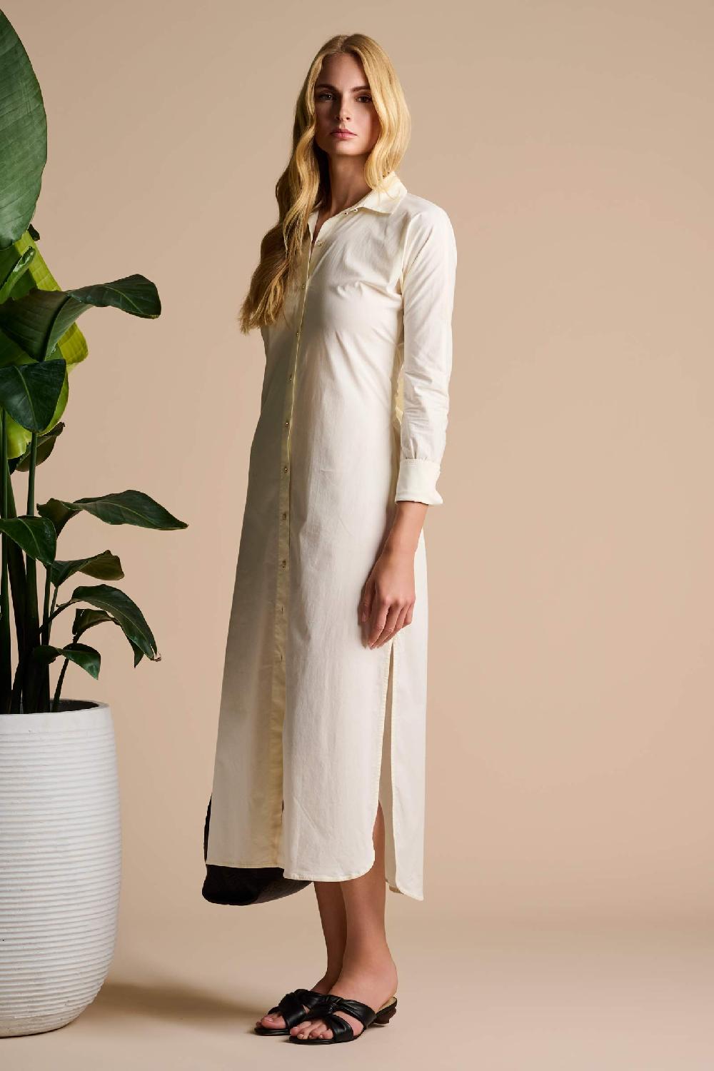 Coolibar The Captiva 2.0 Shirt Dress | Vanilla
