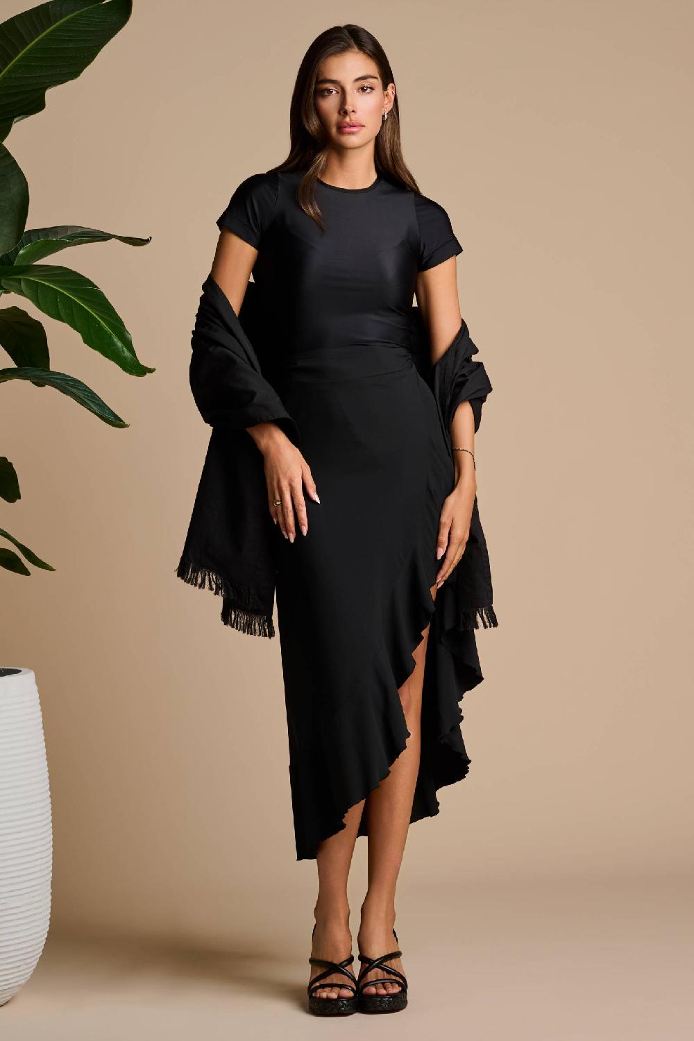 coolibar The Melbourne Shawl | Black