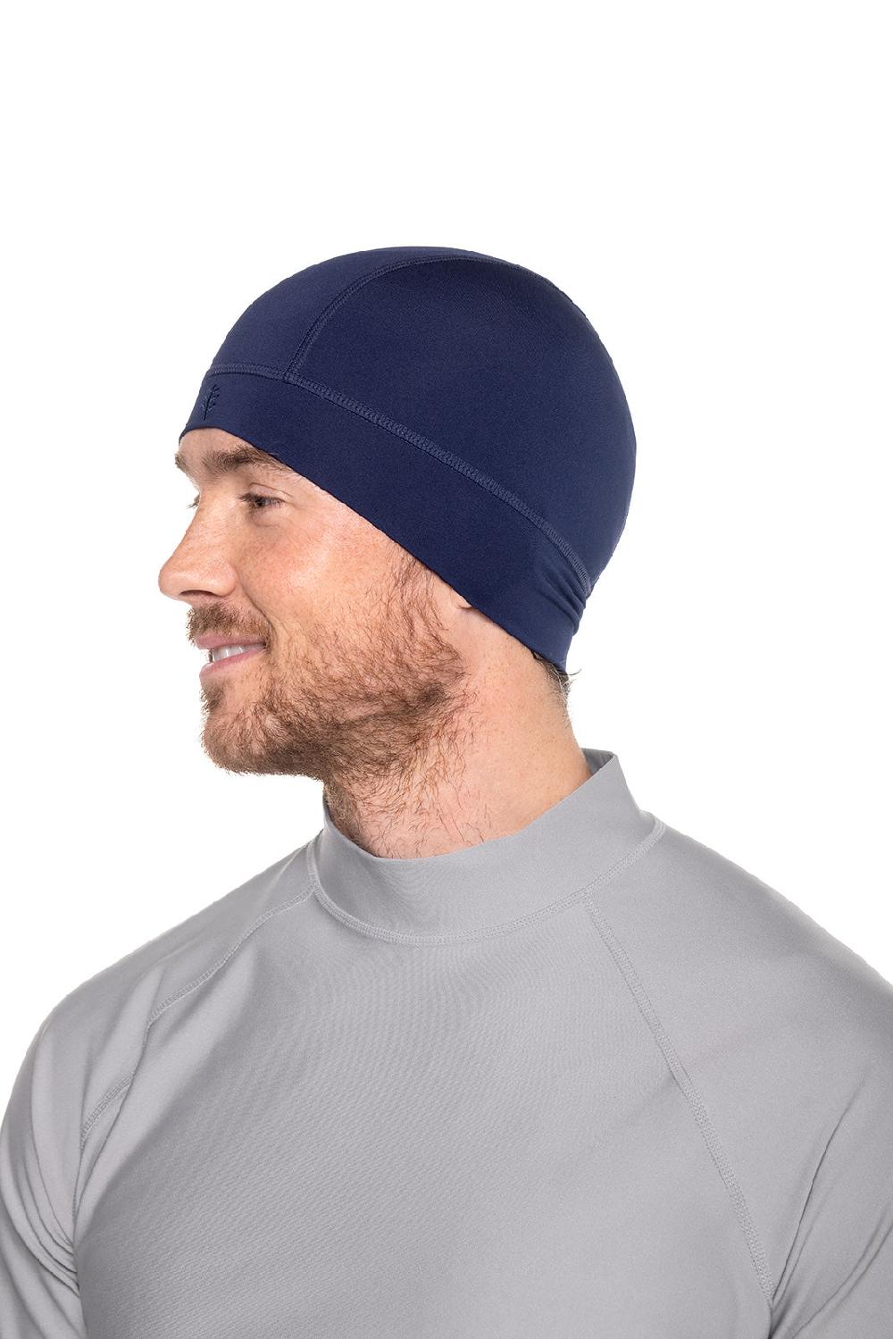 Coolibar Unisex Aqua Sun Skully Cap | Navy