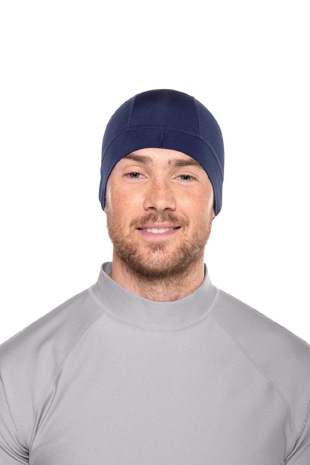 coolibar Unisex Aqua Sun Skully Cap | Navy