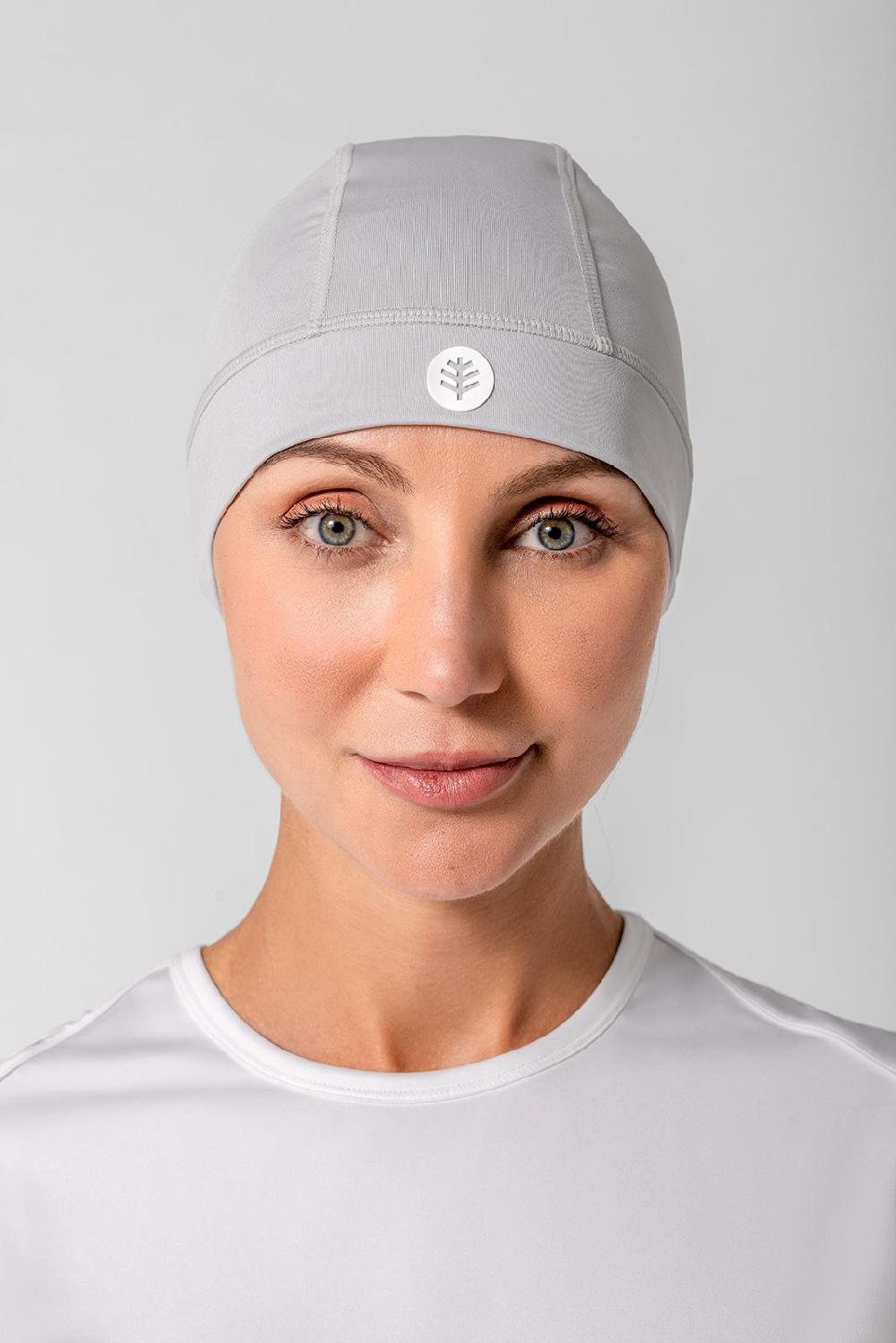 Coolibar Unisex Aqua Sun Skully Cap | Sleek Grey