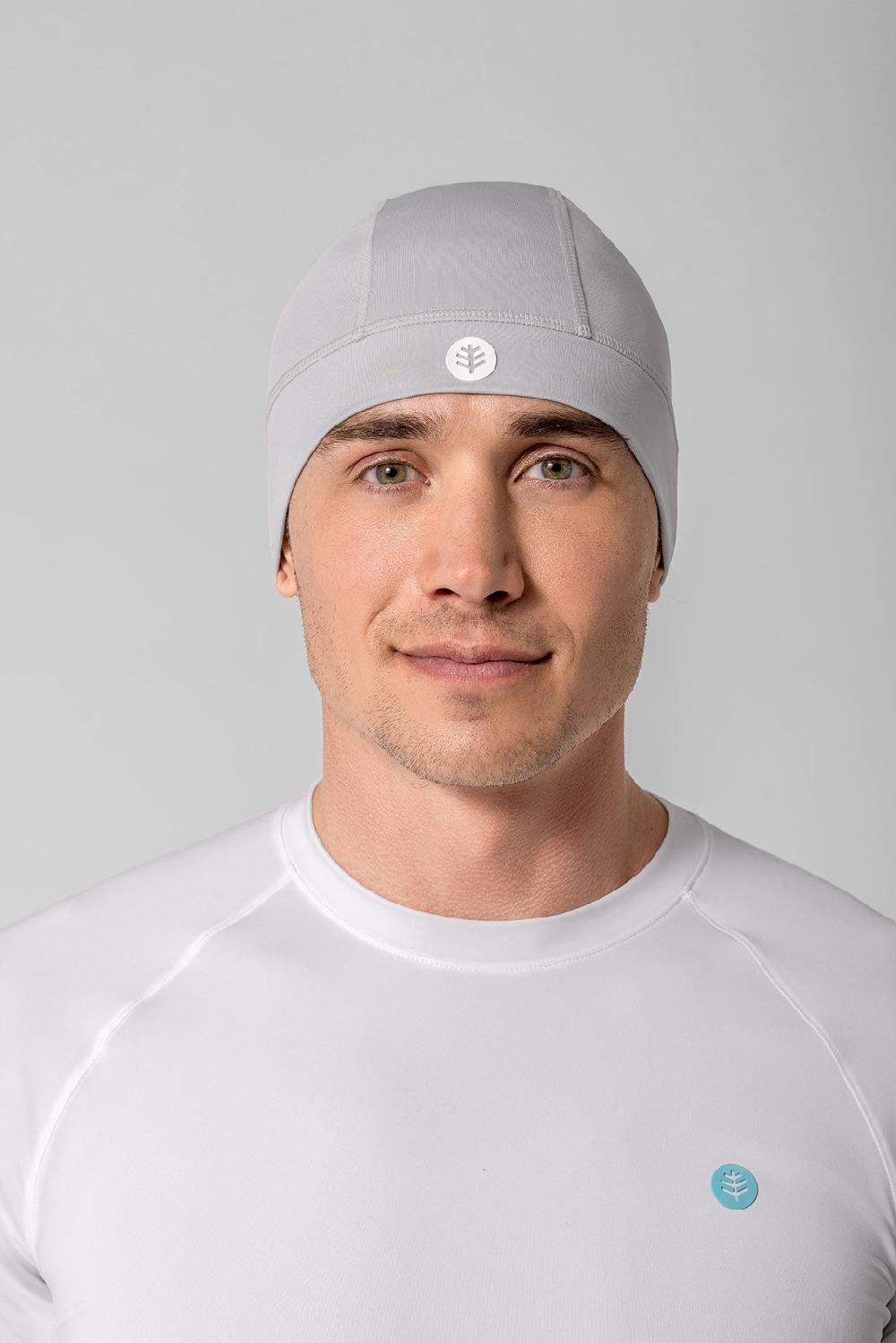 coolibar Unisex Aqua Sun Skully Cap | Sleek Grey
