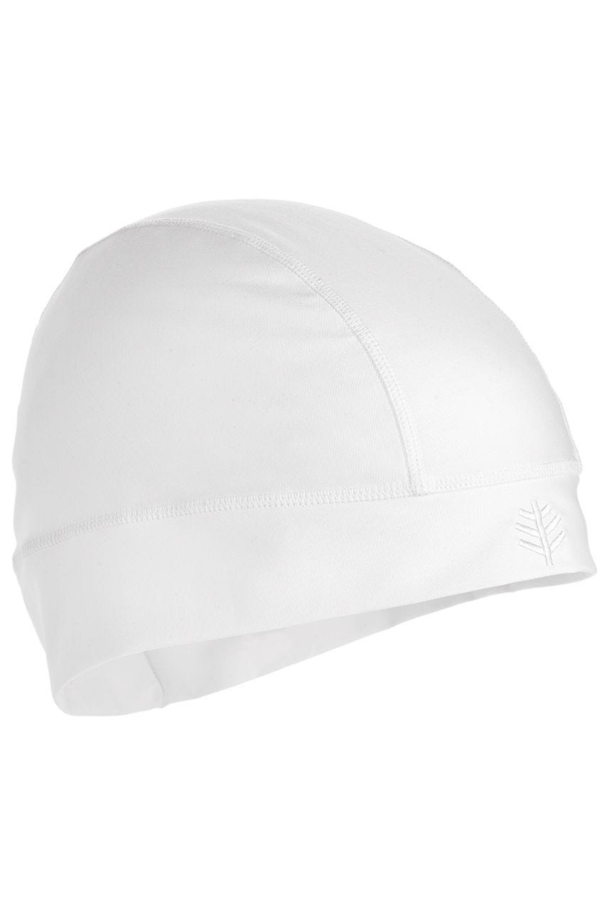 Coolibar Unisex Aqua Sun Skully Cap | White