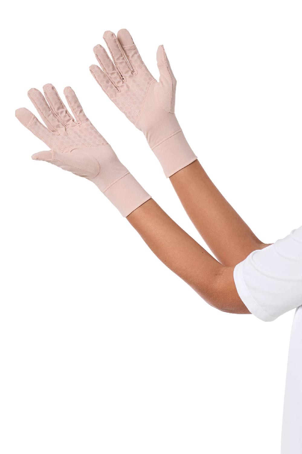 Coolibar Unisex Fuji Gloves | Beige