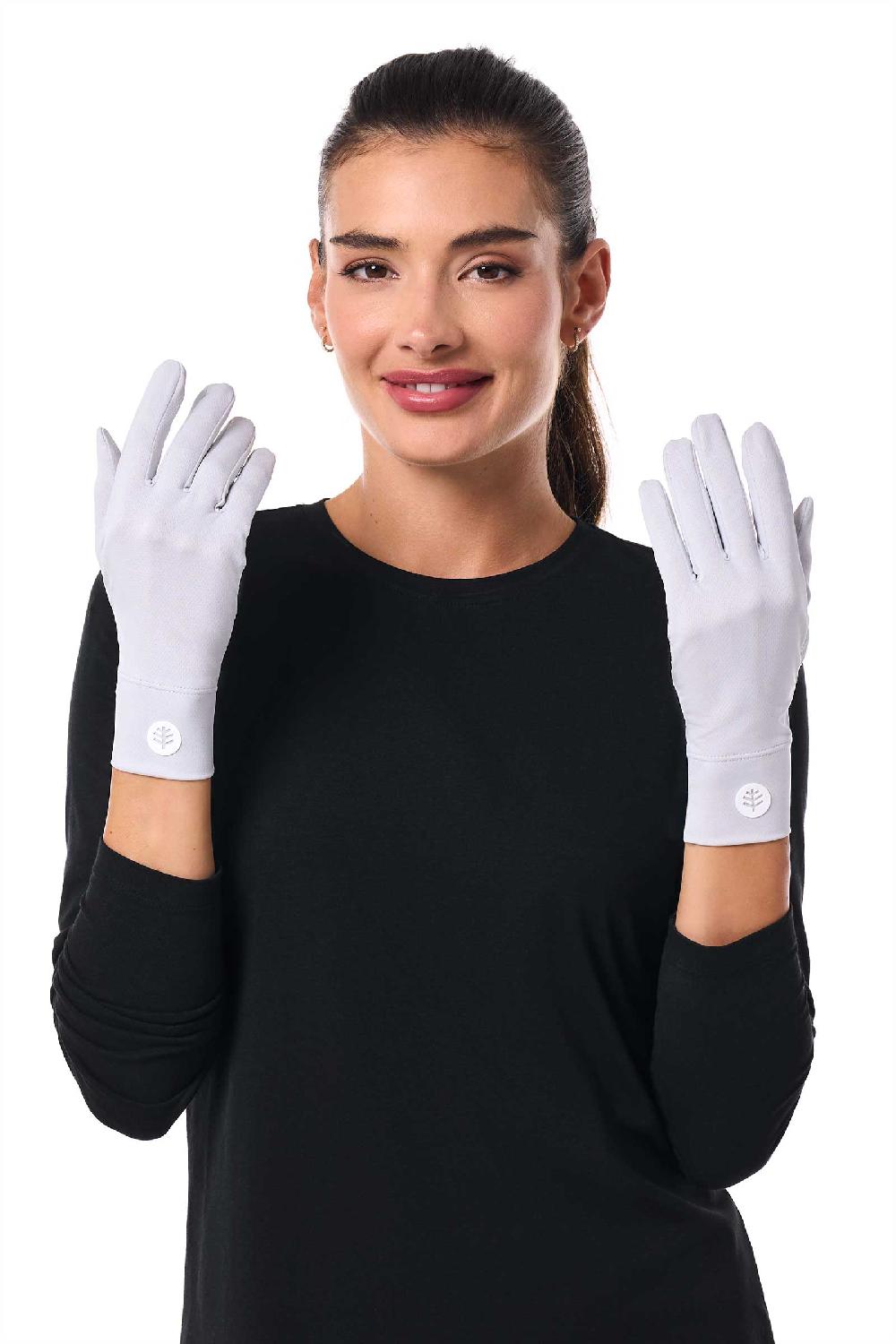 Coolibar Unisex Fuji Gloves | Sleek Grey