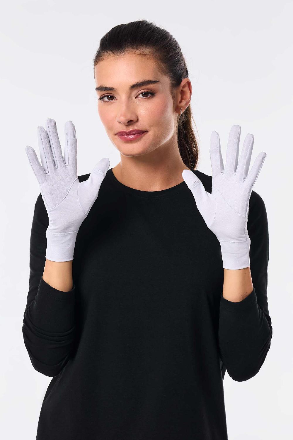 Coolibar Unisex Fuji Gloves | Sleek Grey