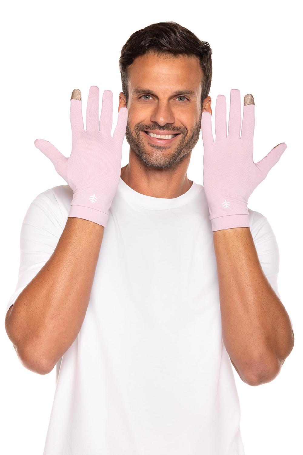 Coolibar Unisex Gannett UV Gloves | Dusty Mauve