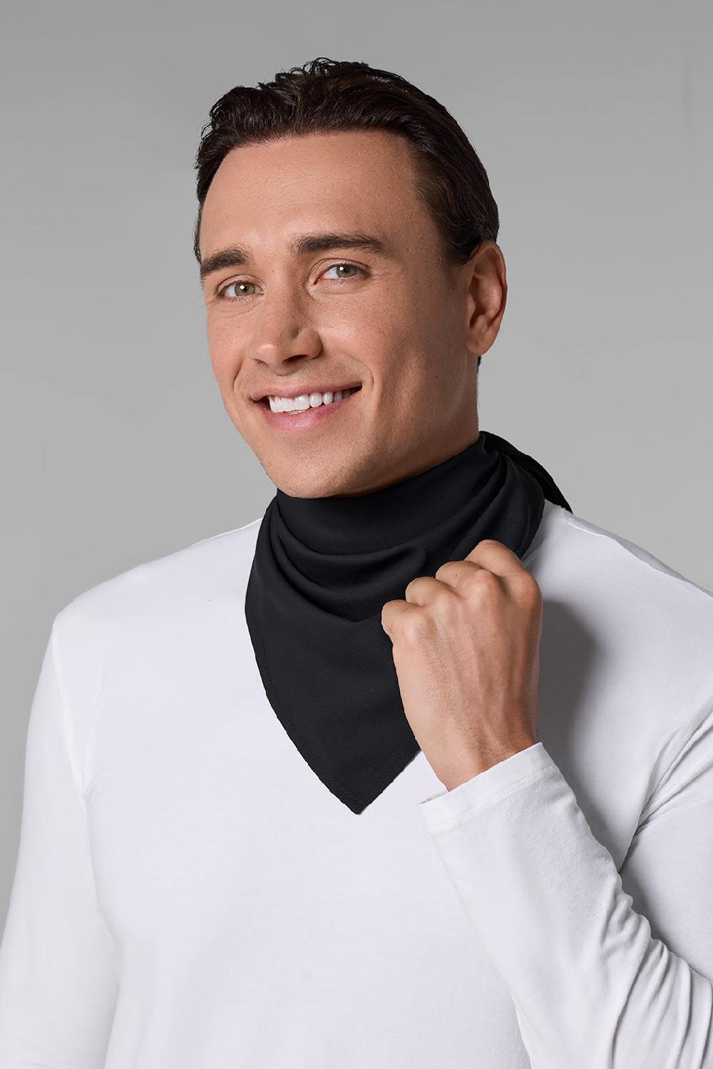 Coolibar Unisex Grassi Sun Bandana | Black