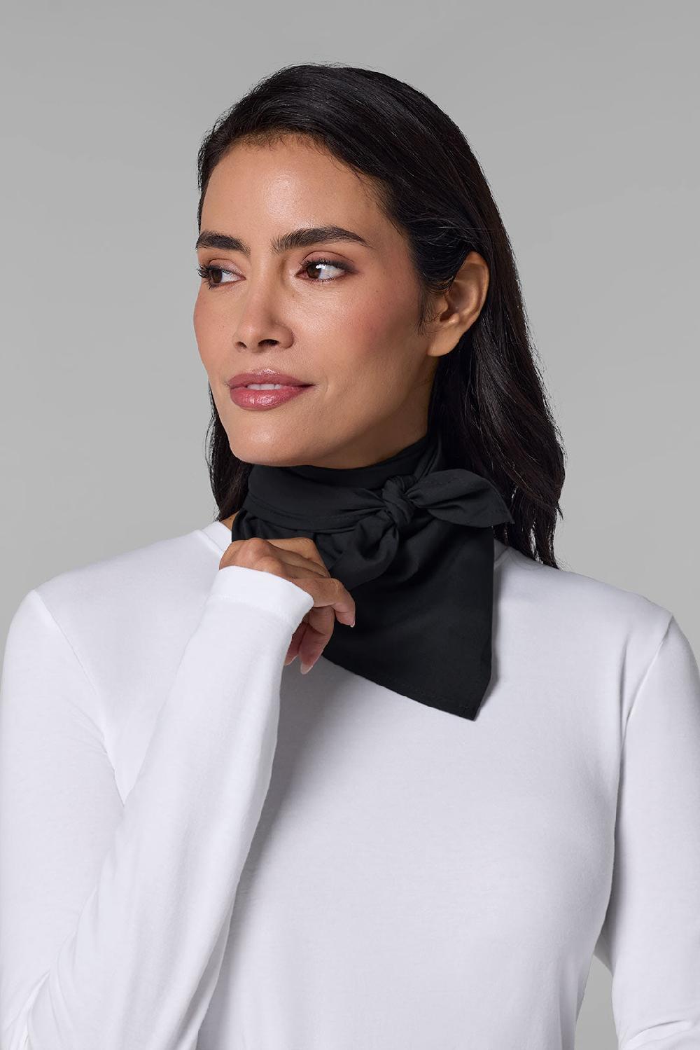 coolibar Unisex Grassi Sun Bandana | Black