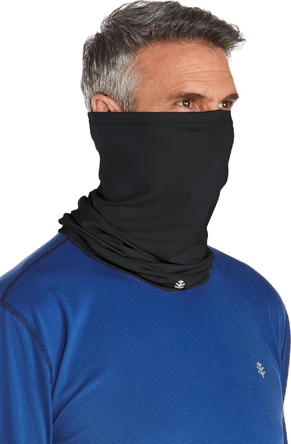 coolibar Unisex La Plata UV Neck Gaiter | Black
