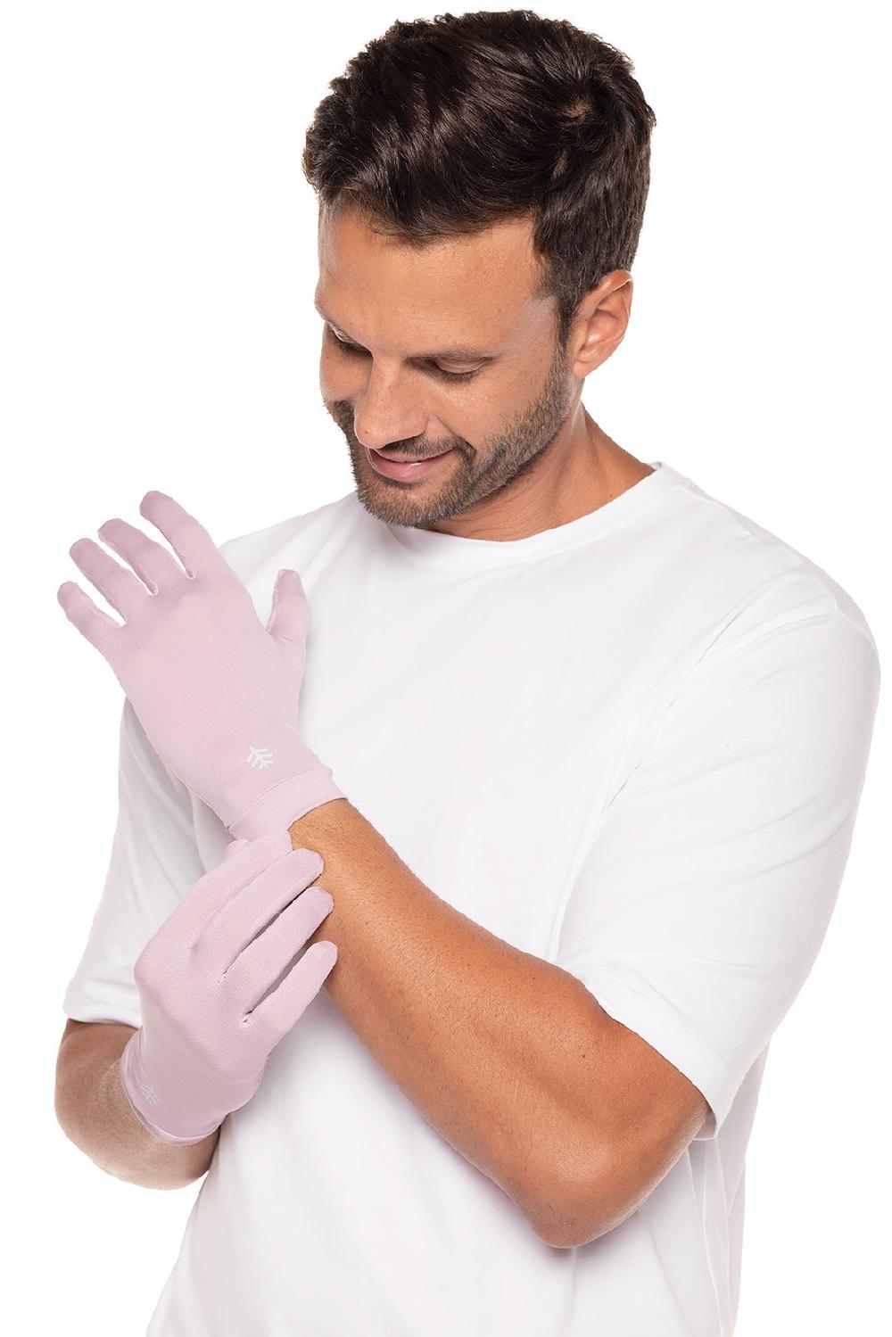 Coolibar Unisex Sawyer UV Sun Gloves | Dusty Mauve
