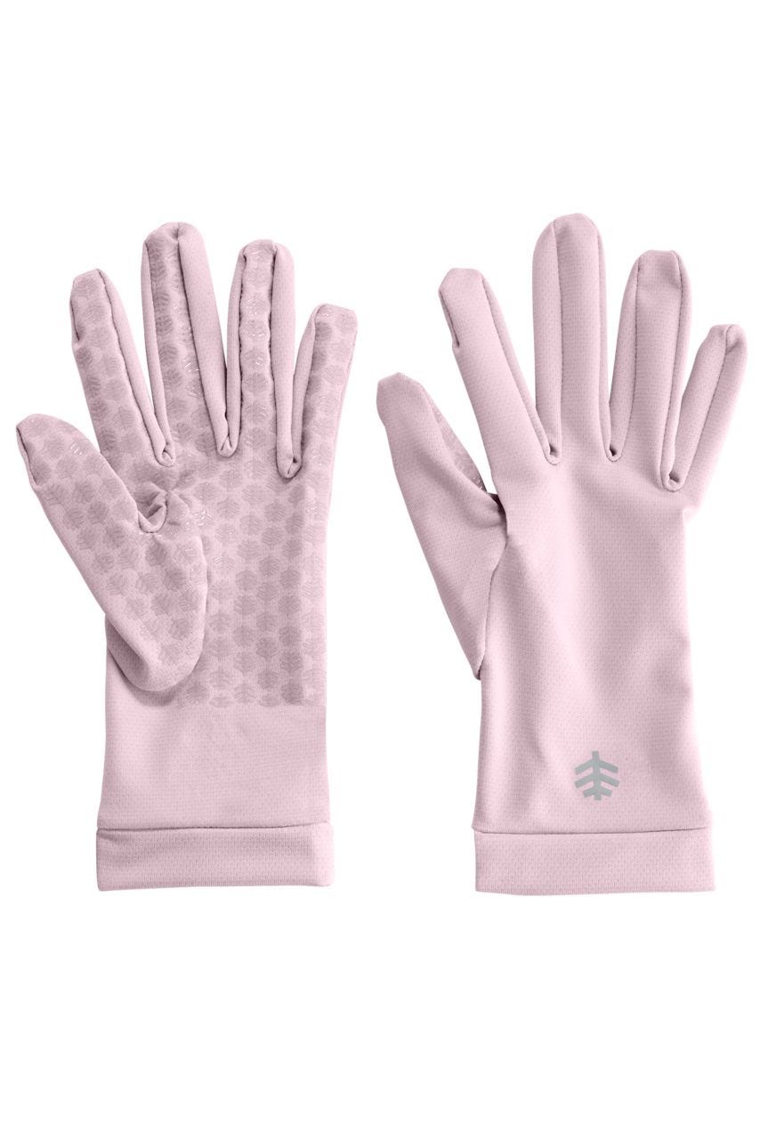 coolibar Unisex Sawyer UV Sun Gloves | Dusty Mauve