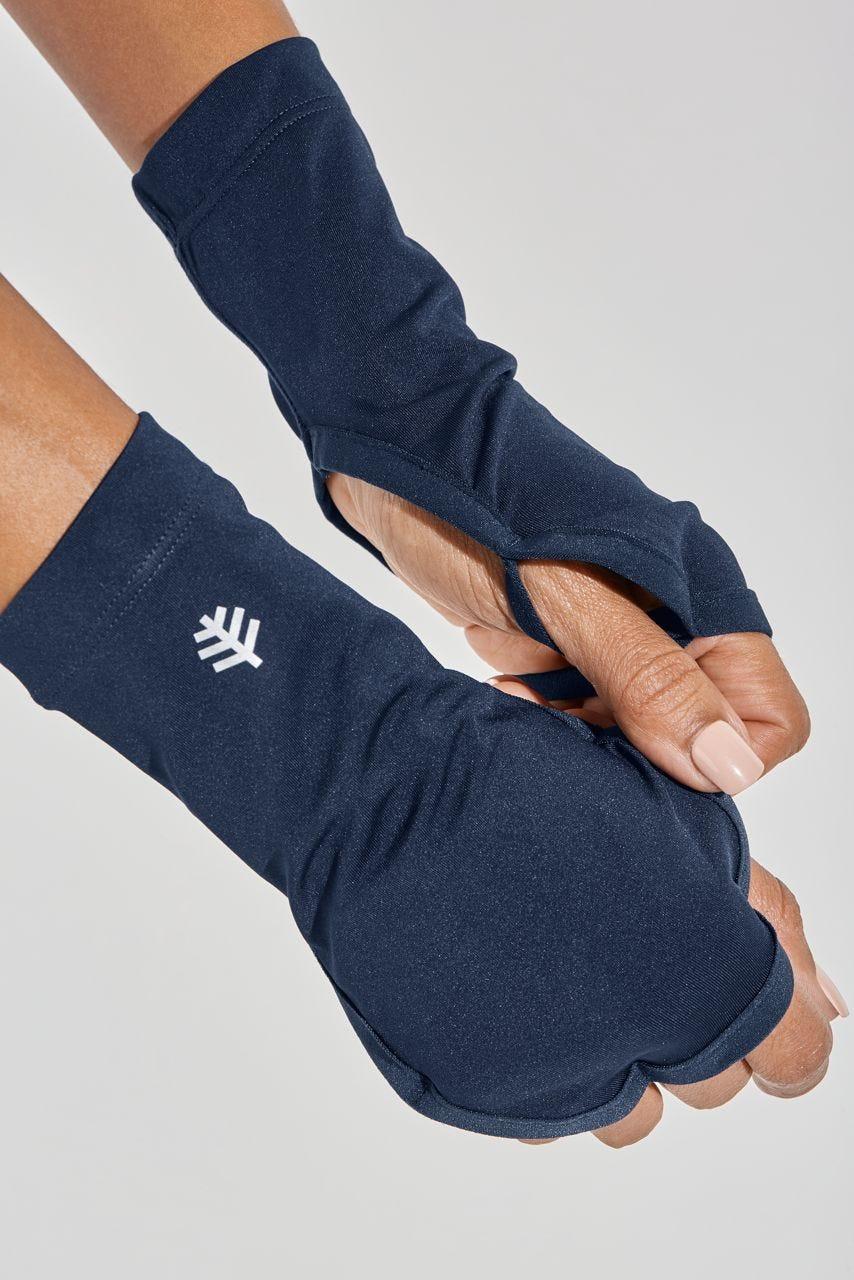 Coolibar Unisex Tramo Performance Hand Cover | Navy