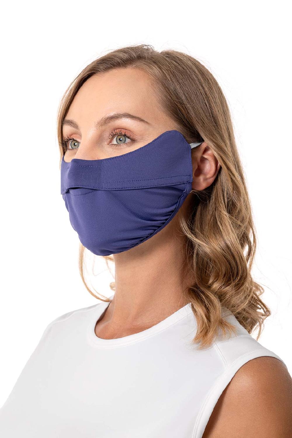 Coolibar Unisex Zenith UV Half Mask | Future Dusk