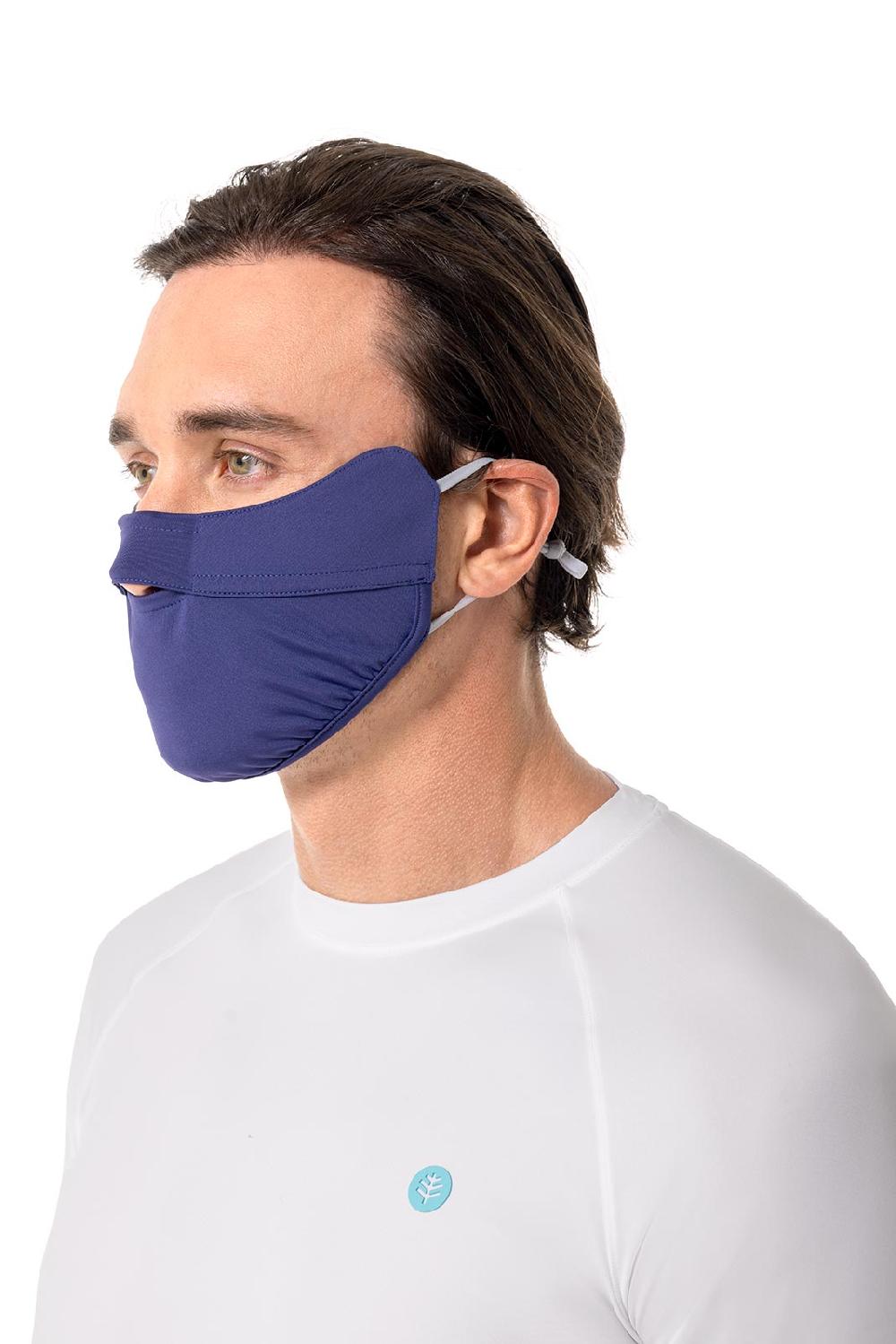 Coolibar Unisex Zenith UV Half Mask | Future Dusk