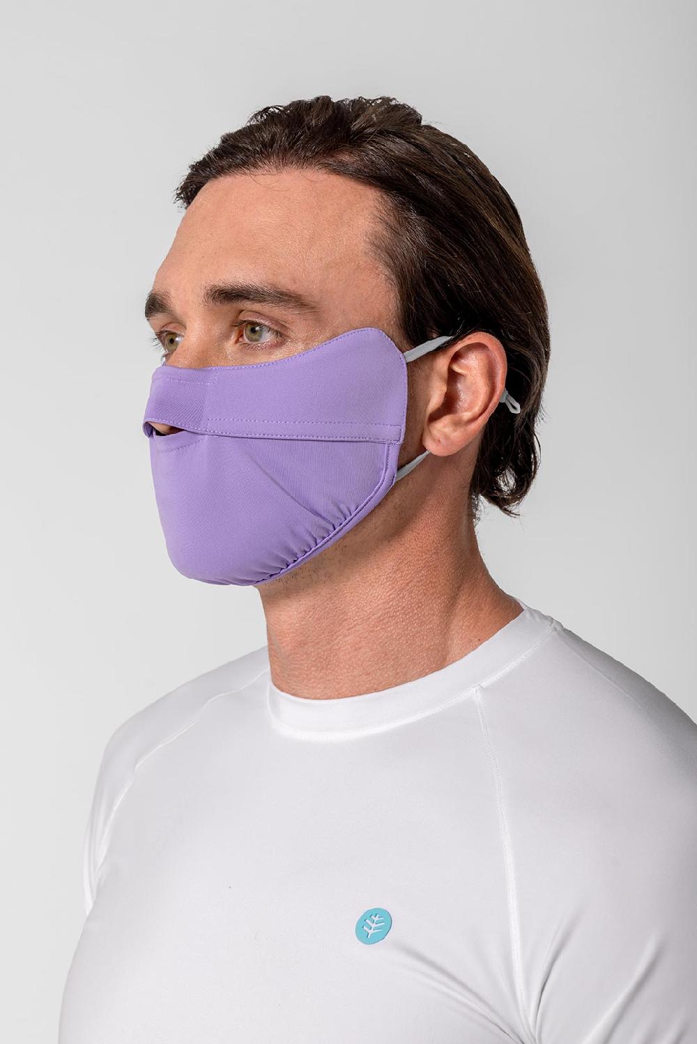 Coolibar Unisex Zenith UV Half Mask | Lavendula