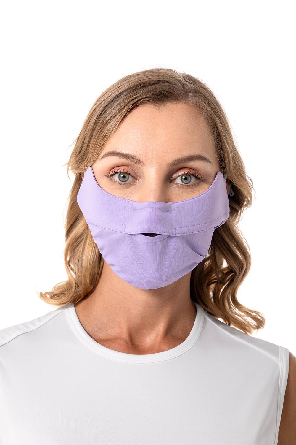Coolibar Unisex Zenith UV Half Mask | Lavendula