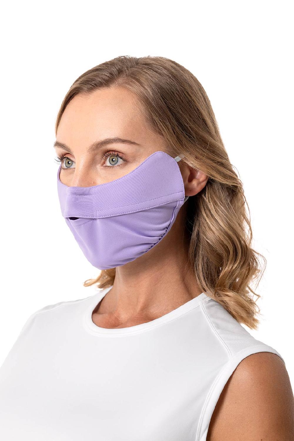 Coolibar Unisex Zenith UV Half Mask | Lavendula