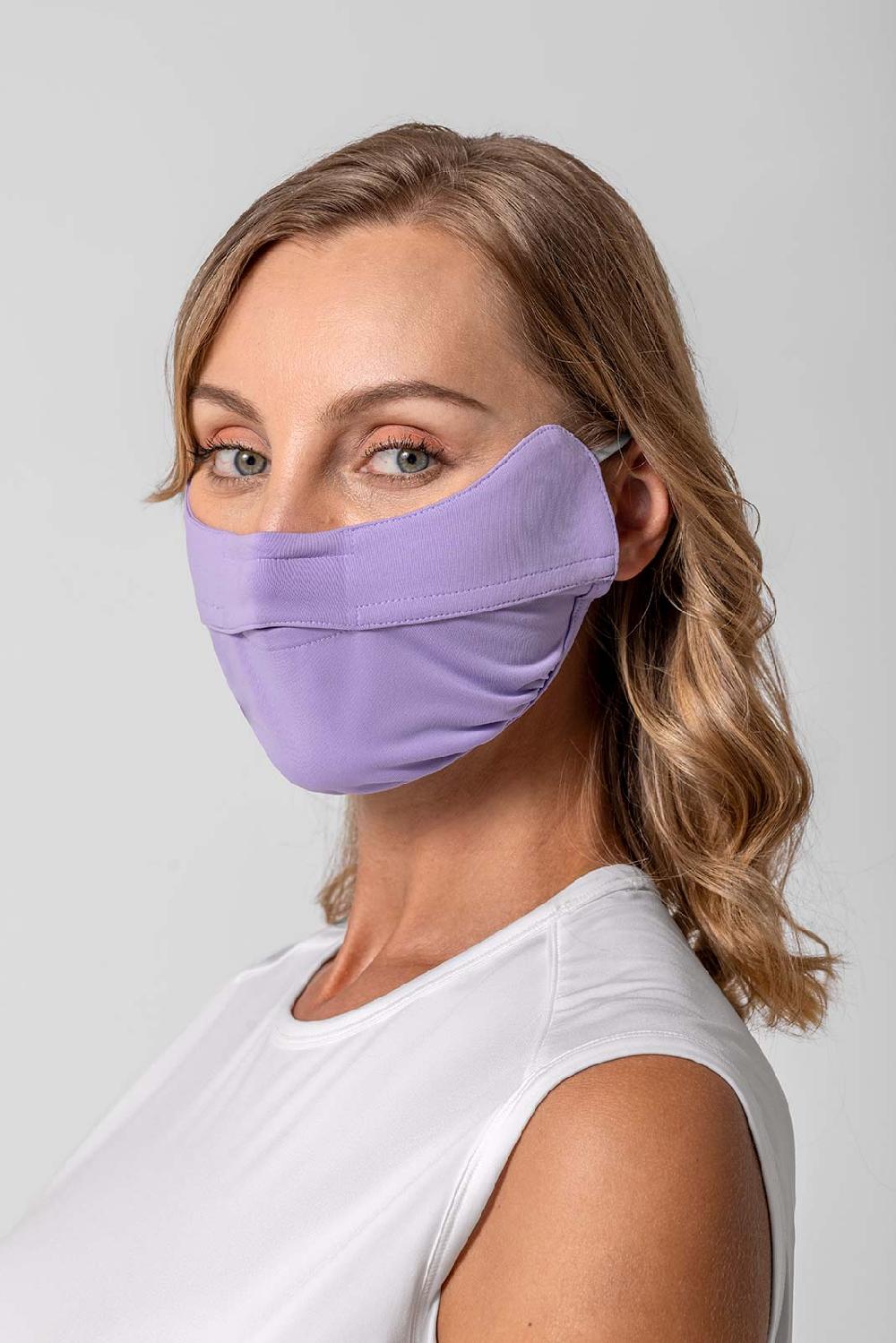 coolibar Unisex Zenith UV Half Mask | Lavendula