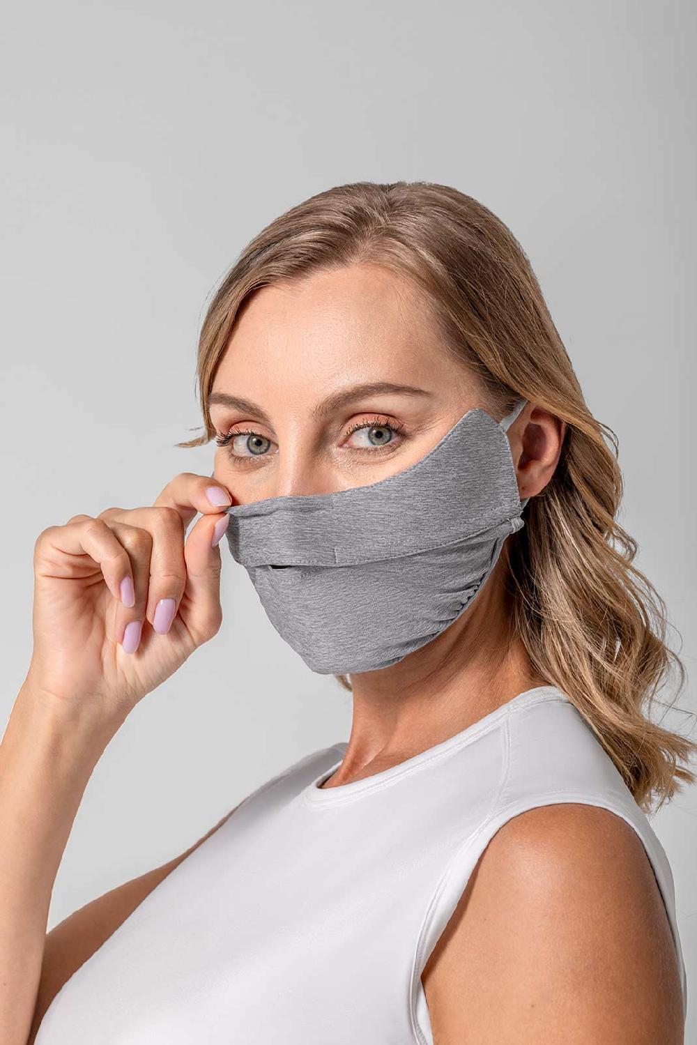 Coolibar Unisex Zenith UV Half Mask | Slate