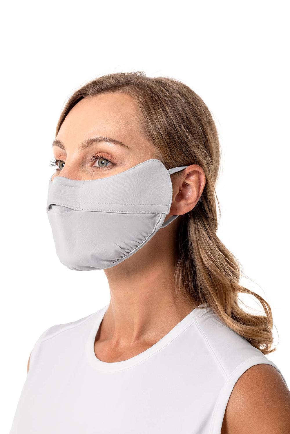 coolibar Unisex Zenith UV Half Mask | Sleek Grey