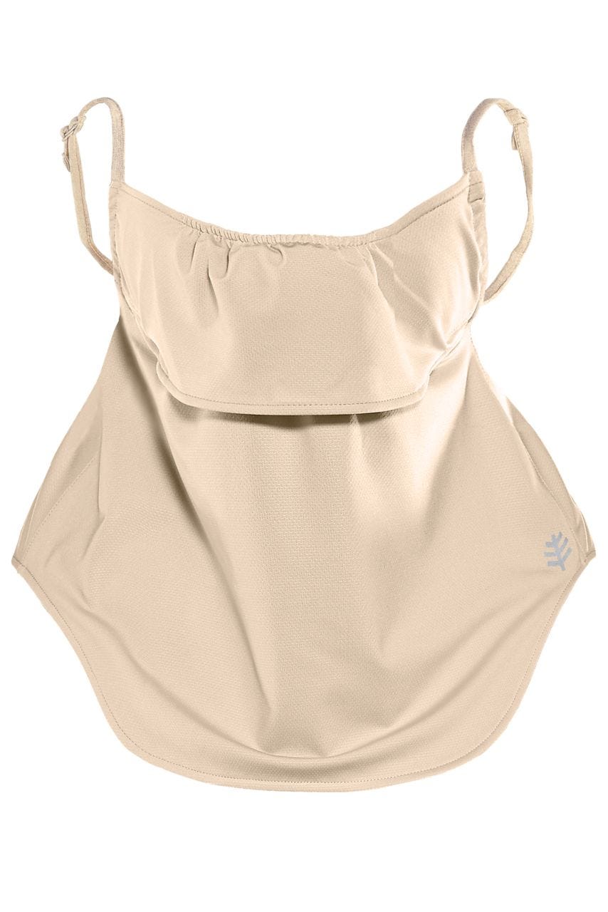 Coolibar Vermilion UV Layered Mask | Beige